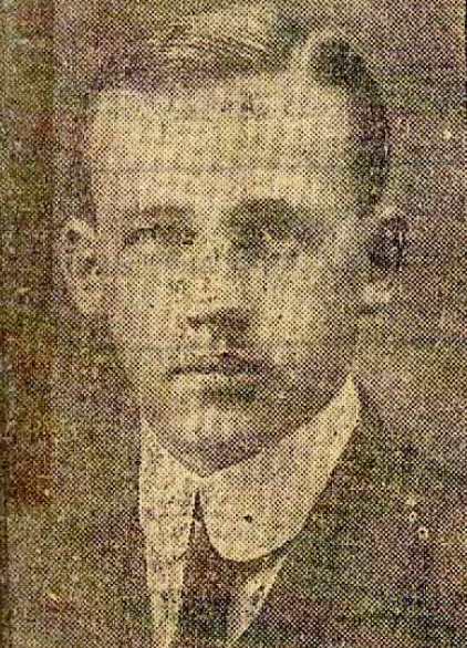 Louis Donahue during officer training at Plattsburgh, 1917